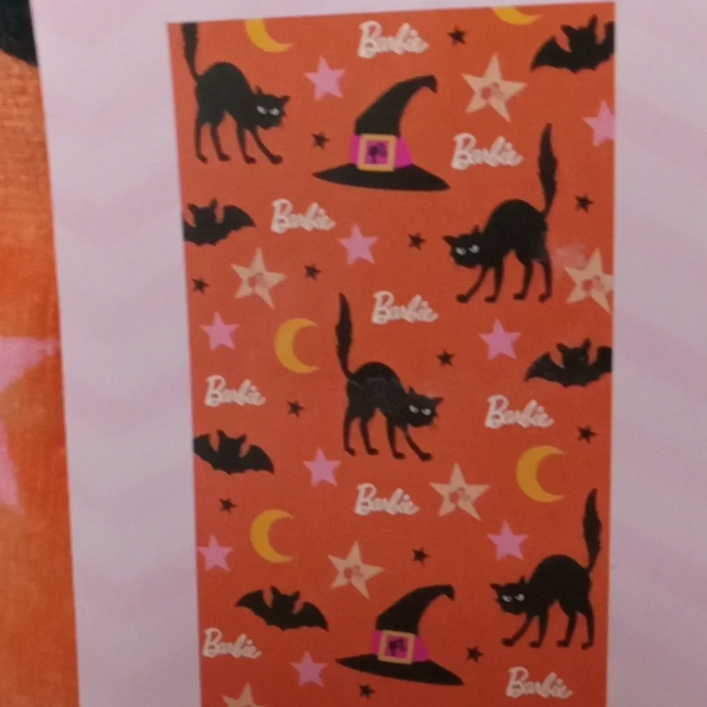 Barbie Halloween Hand Towel Set New 🧡🧡🧡🖤🐈‍⬛🐈‍⬛🐈‍⬛